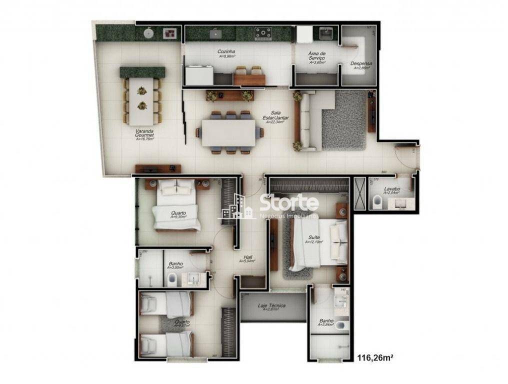 Cobertura à venda com 4 quartos, 194m² - Foto 10