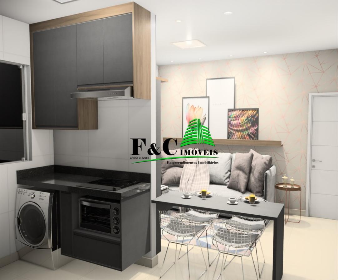 Apartamento à venda com 2 quartos, 53m² - Foto 2