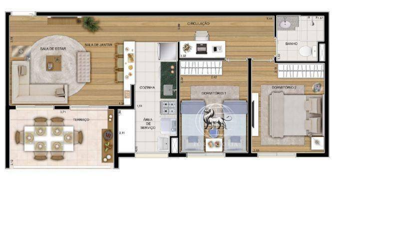 Apartamento à venda com 2 quartos, 62m² - Foto 40