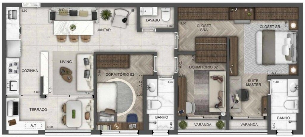 Cobertura à venda com 4 quartos, 164m² - Foto 6