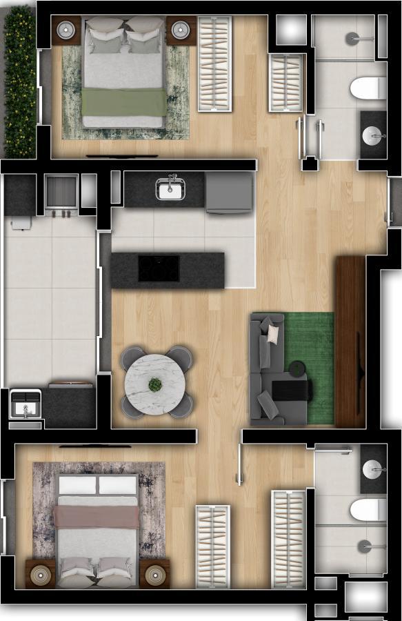 Apartamento à venda com 3 quartos, 87m² - Foto 35