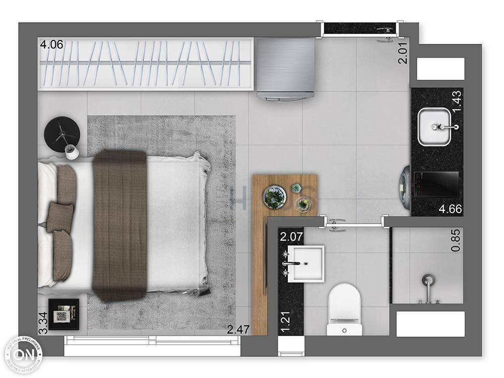 Kitnet e Studio à venda com 1 quarto, 23m² - Foto 50