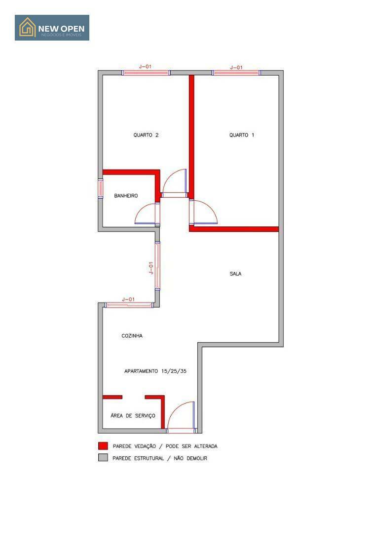 Apartamento à venda com 1 quarto, 51m² - Foto 11