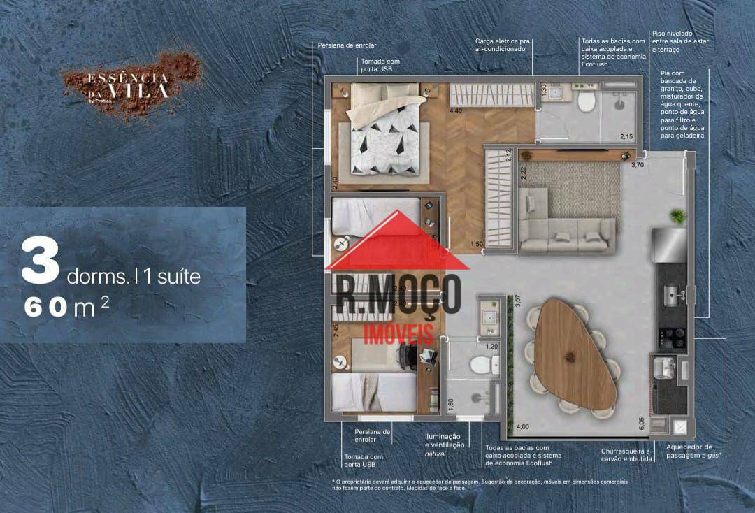 Apartamento à venda com 2 quartos, 40m² - Foto 32