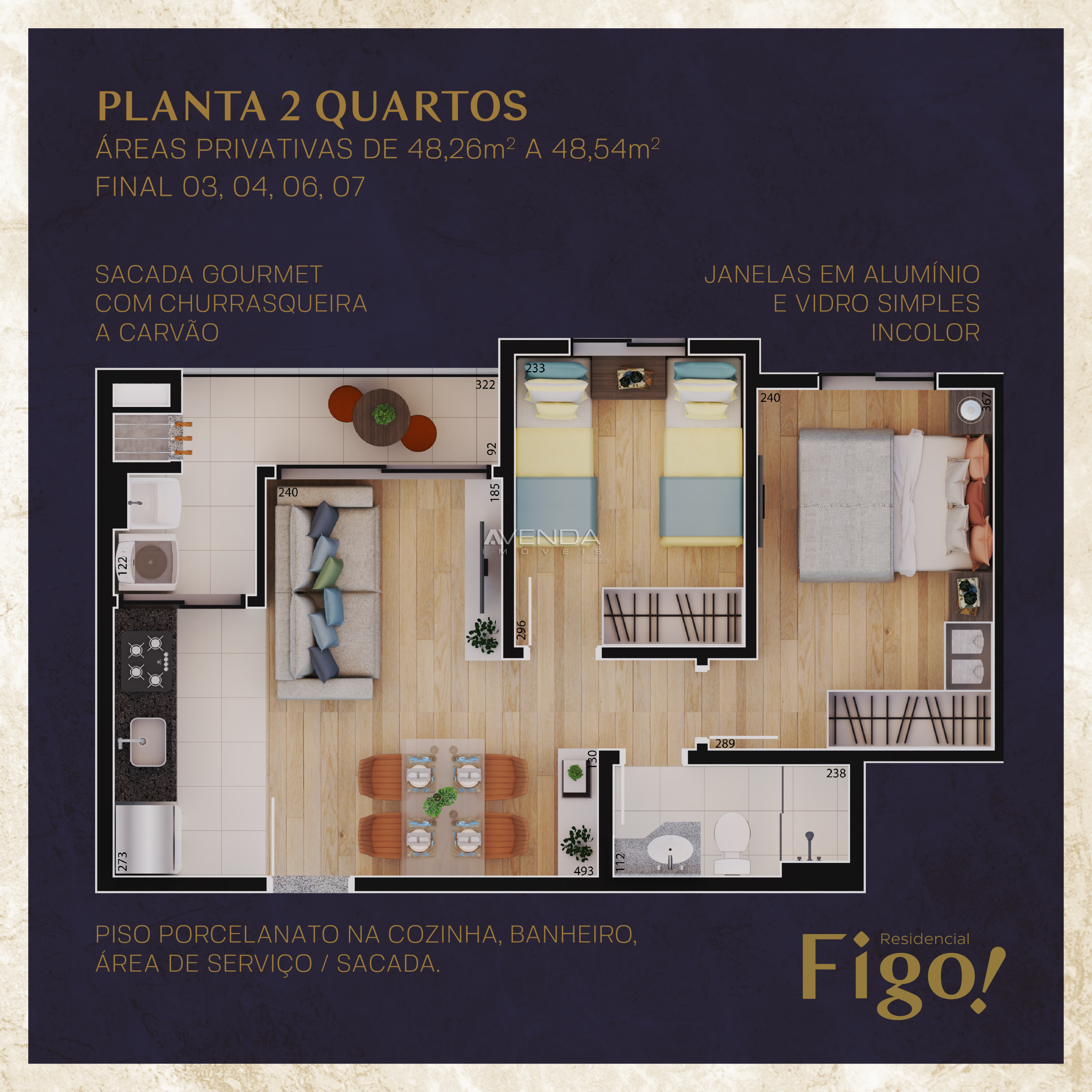 Apartamento à venda com 2 quartos, 47m² - Foto 19