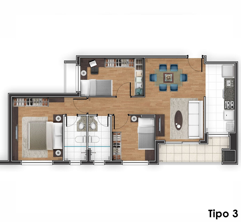 Apartamento à venda com 3 quartos, 7735m² - Foto 14