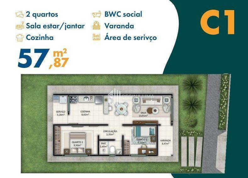 Casa à venda com 2 quartos, 57m² - Foto 3