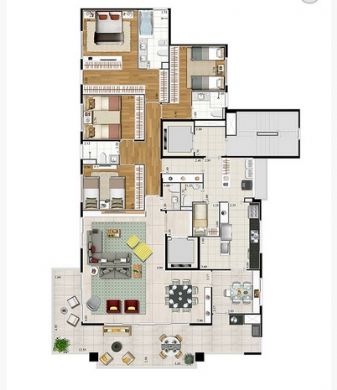 Apartamento à venda com 4 quartos, 217m² - Foto 11