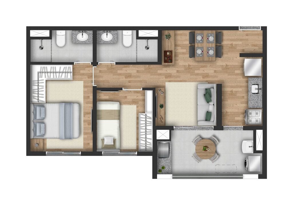 Apartamento à venda com 2 quartos, 4672m² - Foto 25