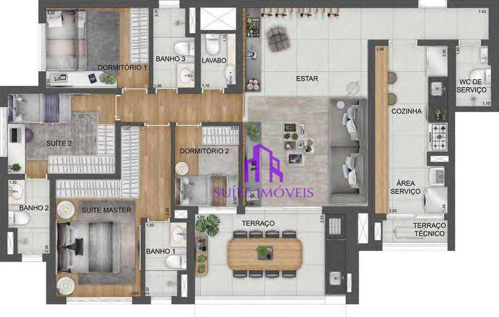 Apartamento à venda com 3 quartos, 97m² - Foto 38