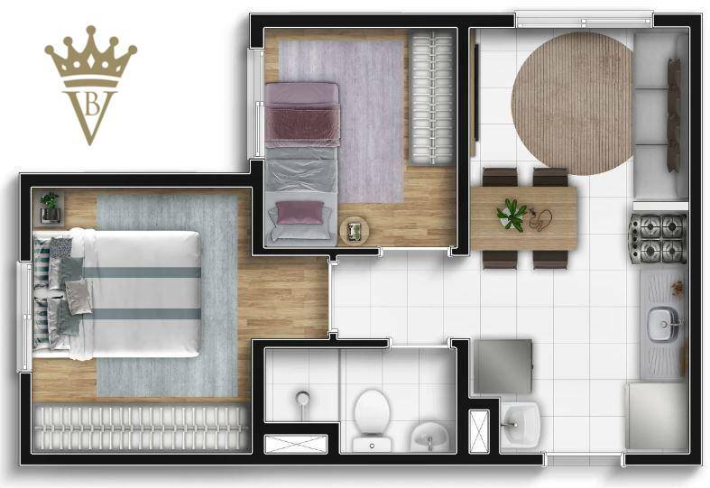 Apartamento à venda com 2 quartos, 31m² - Foto 25