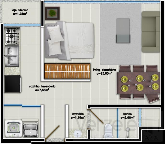 Apartamento à venda com 1 quarto, 45m² - Foto 10