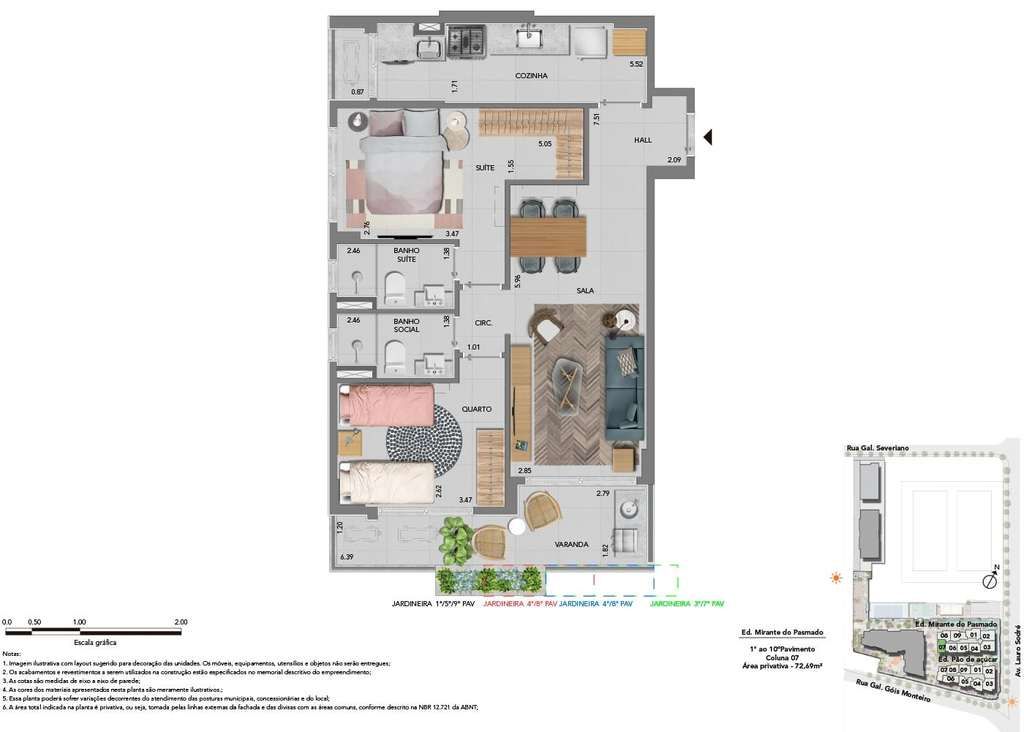 Apartamento à venda com 2 quartos, 78m² - Foto 35