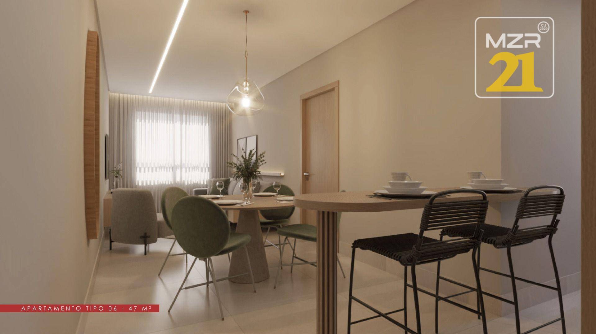 Apartamento à venda com 1 quarto, 47m² - Foto 4