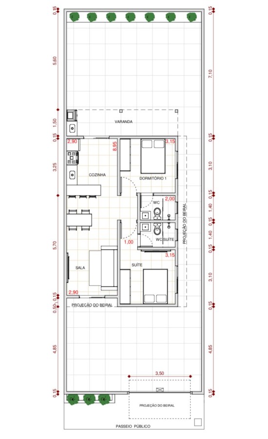 Casa à venda com 2 quartos, 70m² - Foto 3