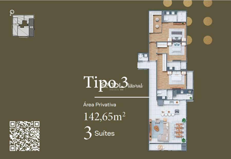 Apartamento à venda com 3 quartos, 142m² - Foto 15