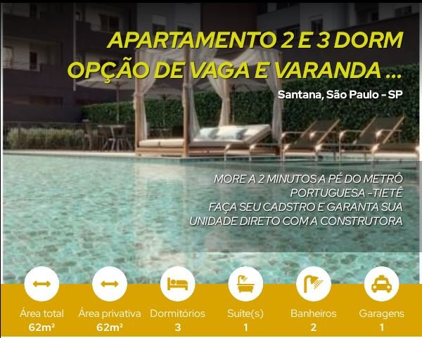 Apartamento à venda com 3 quartos, 62m² - Foto 2