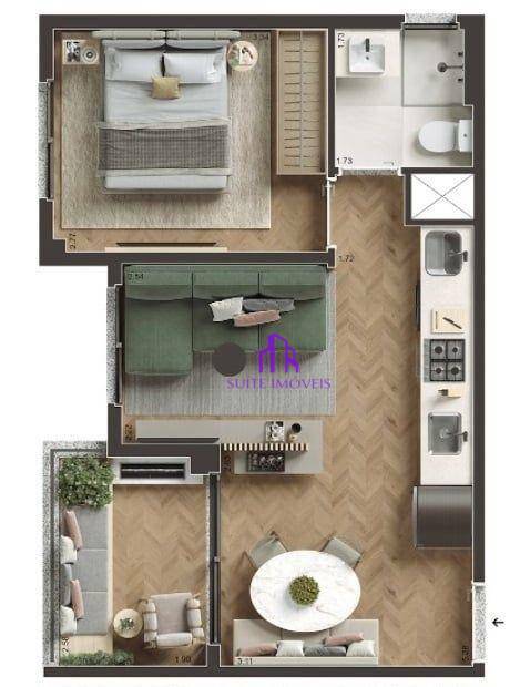 Apartamento à venda com 1 quarto, 28m² - Foto 24