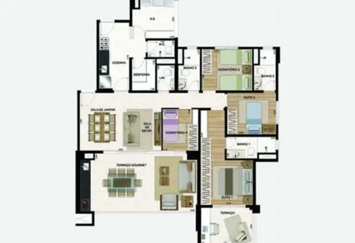 Apartamento à venda com 4 quartos, 135m² - Foto 11