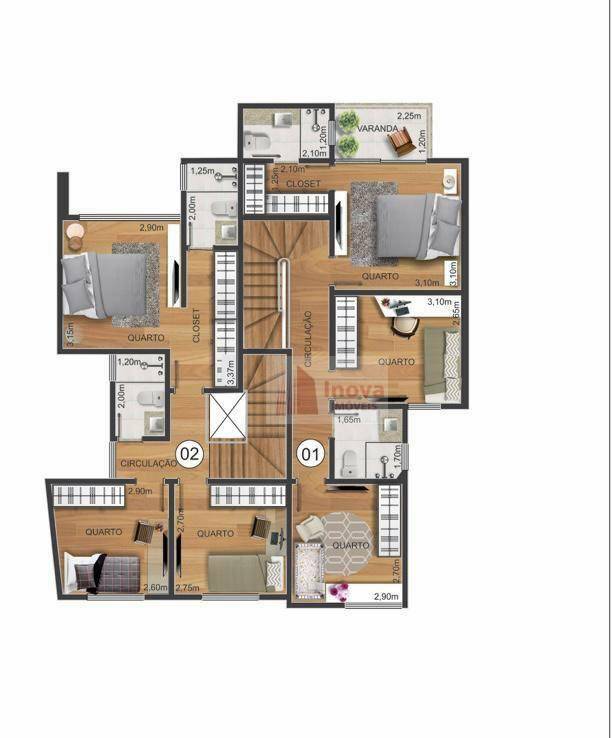 Casa à venda com 3 quartos, 150m² - Foto 4