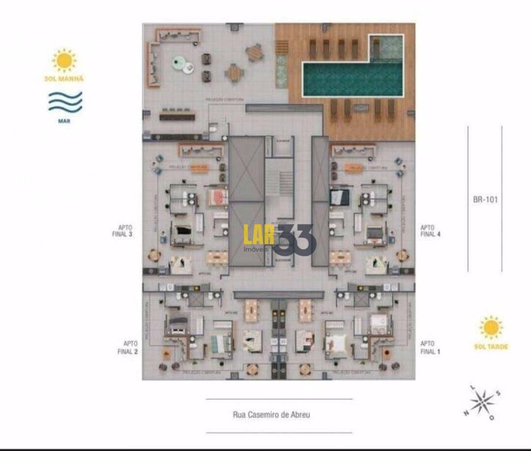 Apartamento à venda com 2 quartos, 106m² - Foto 8