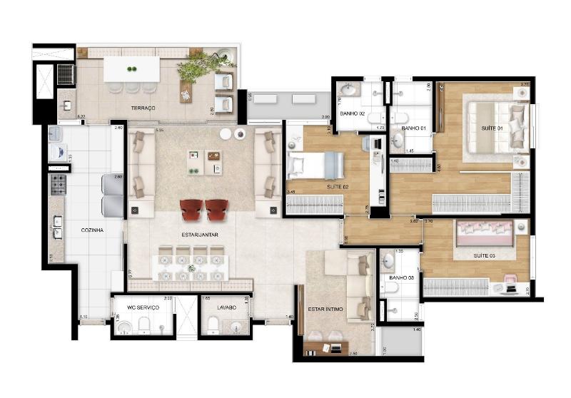 Apartamento à venda com 2 quartos, 88m² - Foto 10