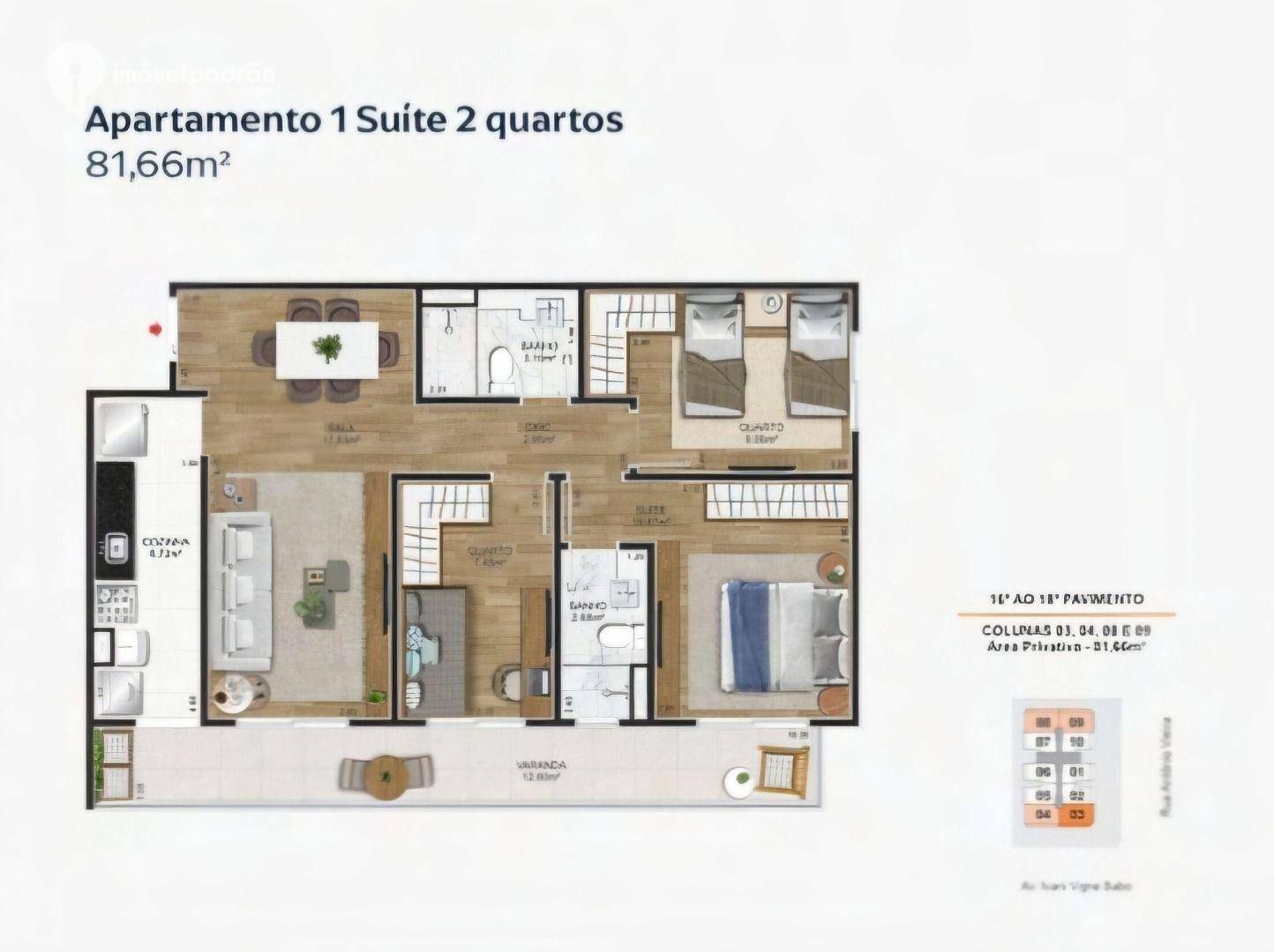 Apartamento à venda com 2 quartos, 61m² - Foto 29