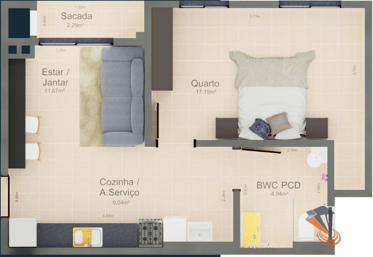 Apartamento à venda com 2 quartos, 85m² - Foto 15