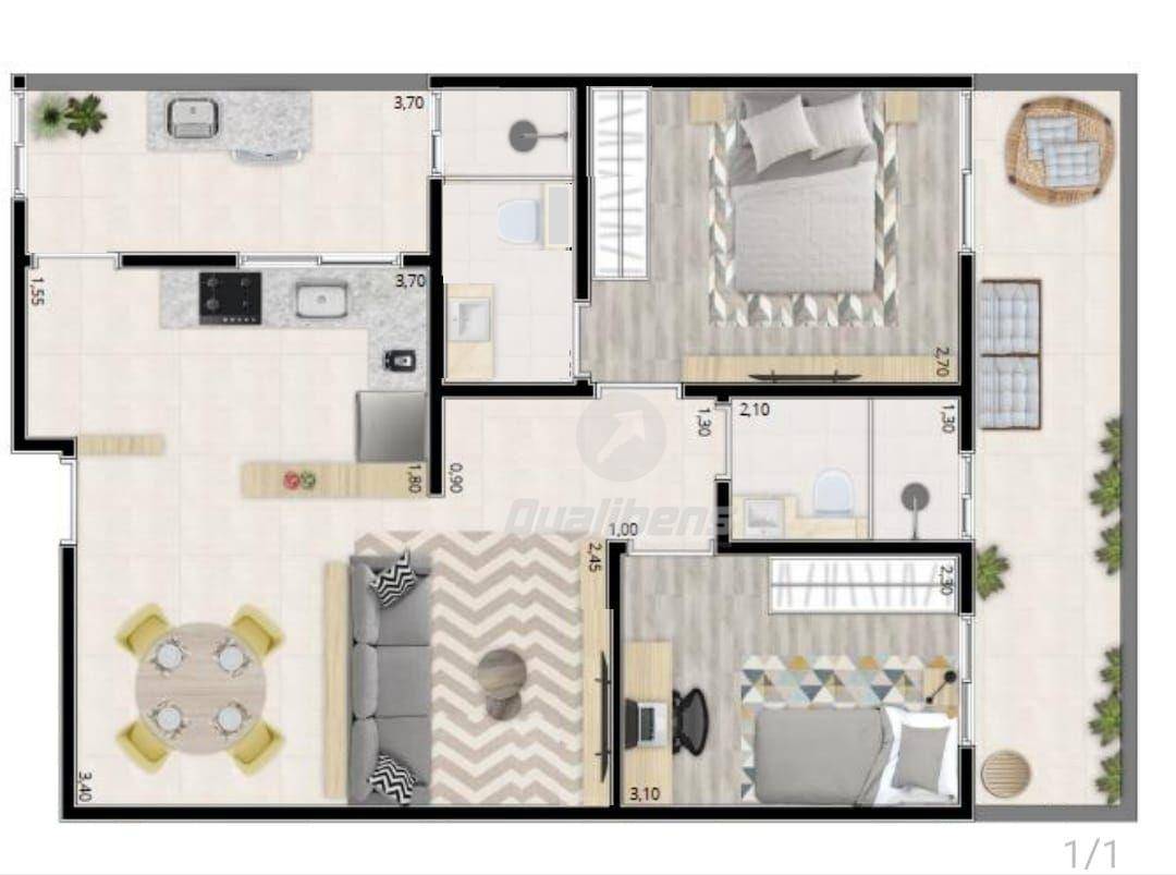 Apartamento à venda com 2 quartos, 56m² - Foto 17