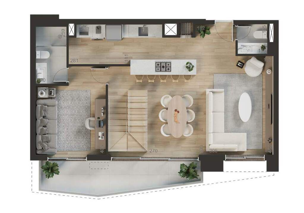 Apartamento à venda com 2 quartos, 164m² - Foto 25