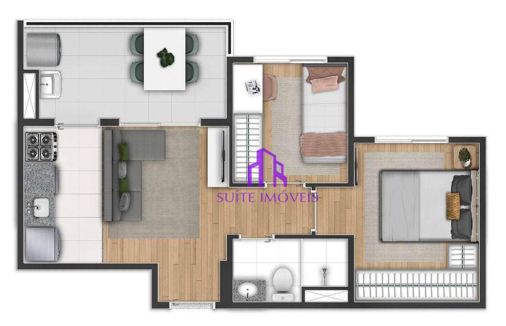 Apartamento à venda com 2 quartos, 40m² - Foto 35