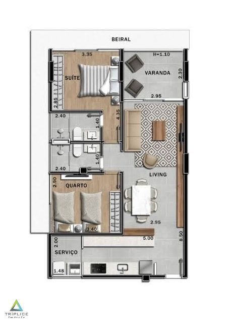 Apartamento à venda com 2 quartos, 61m² - Foto 67