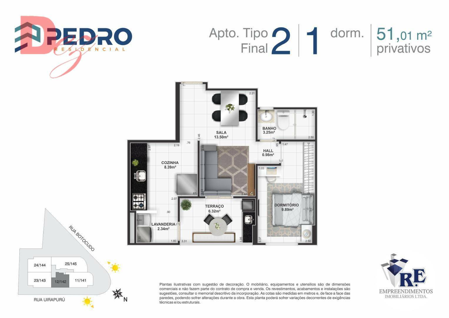 Apartamento à venda com 1 quarto, 51m² - Foto 12