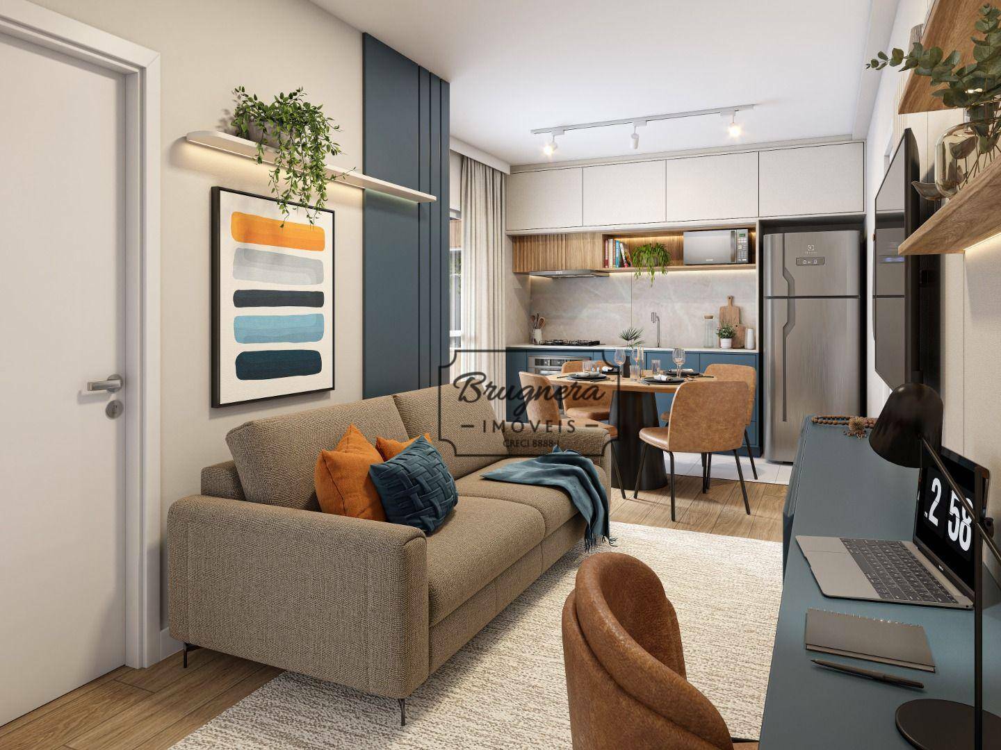 Apartamento à venda com 2 quartos, 44m² - Foto 2