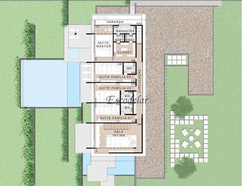 Casa de Condomínio à venda com 6 quartos, 1244m² - Foto 20