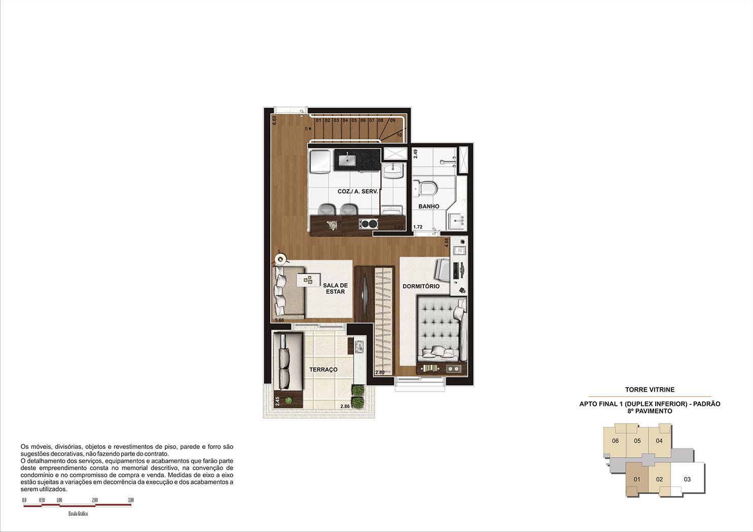 Apartamento à venda com 1 quarto, 75m² - Foto 8