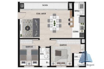 Apartamento à venda com 2 quartos, 44m² - Foto 14