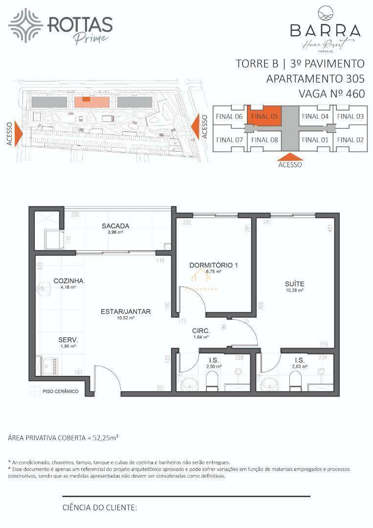 Apartamento à venda com 2 quartos, 52m² - Foto 5