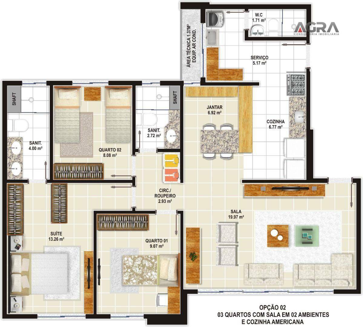 Apartamento à venda com 3 quartos, 94m² - Foto 23