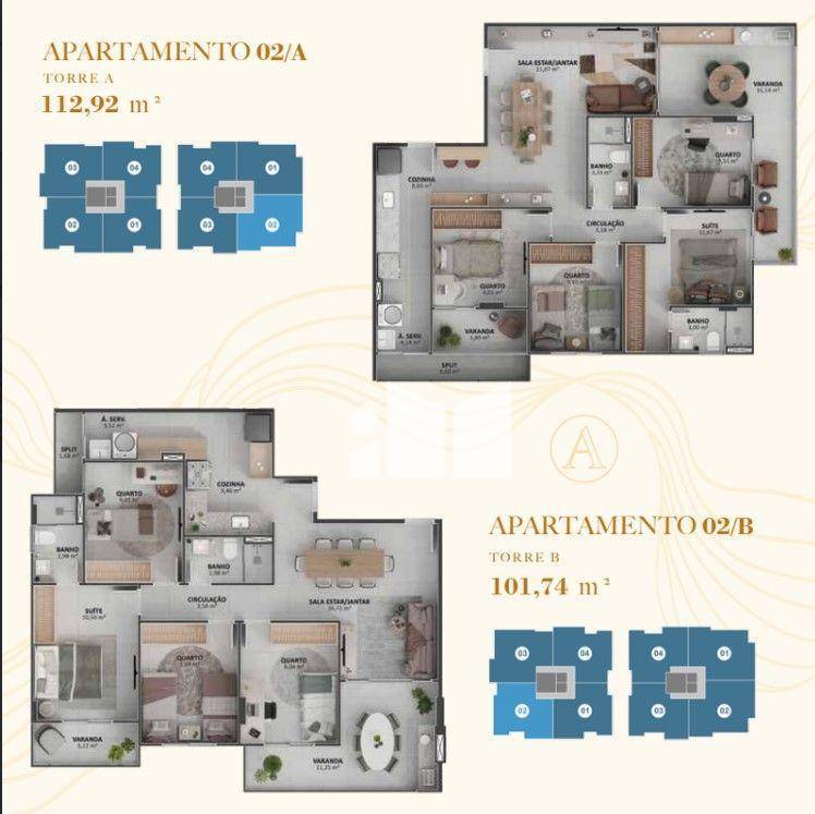 Apartamento à venda com 4 quartos, 101m² - Foto 13