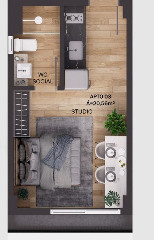 Apartamento à venda com 2 quartos, 59m² - Foto 31