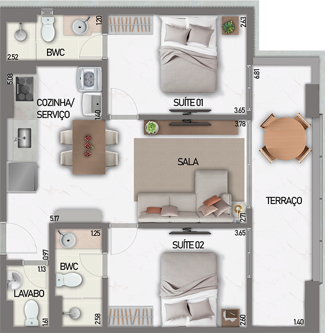 Cobertura à venda com 2 quartos, 13113m² - Foto 21