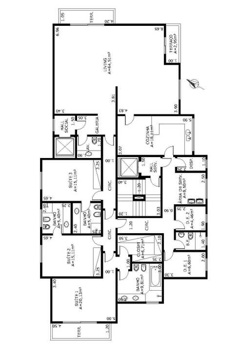 Apartamento à venda com 4 quartos, 413m² - Foto 4