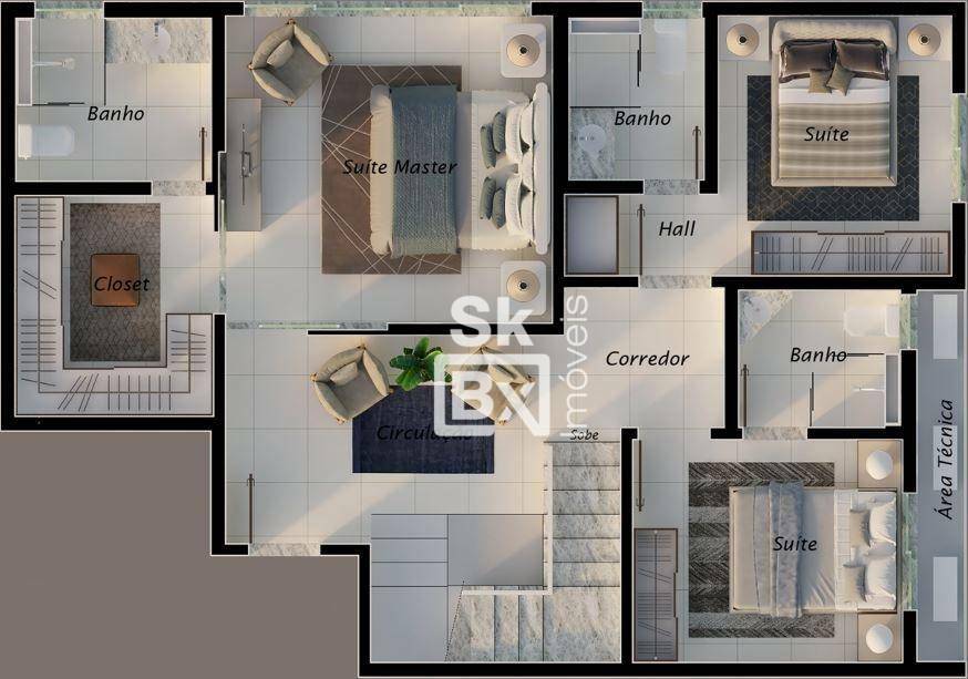 Cobertura à venda com 4 quartos, 206m² - Foto 15