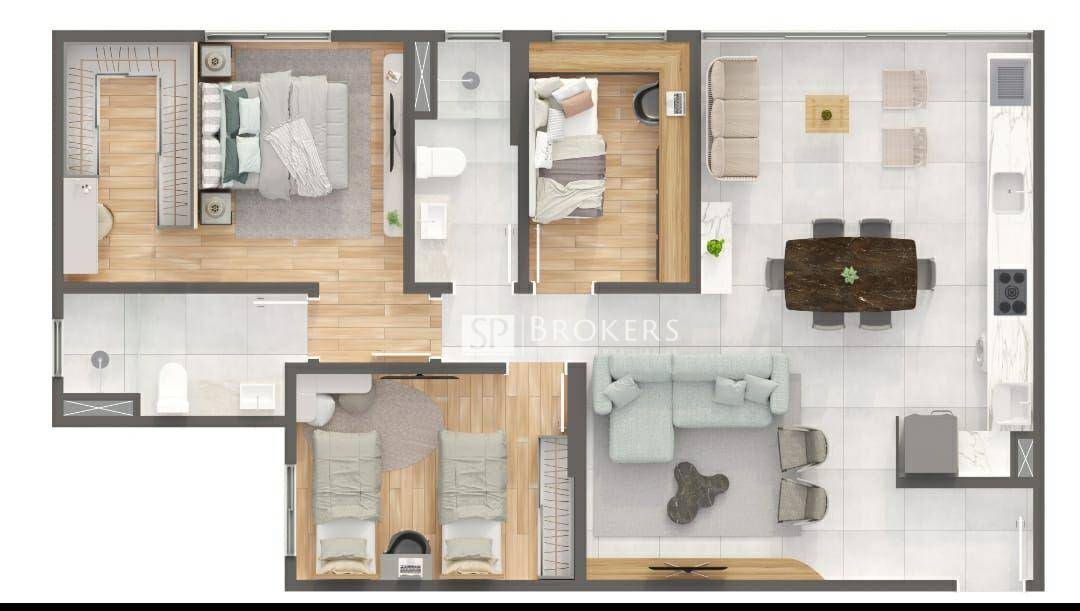 Apartamento à venda com 3 quartos, 86m² - Foto 13