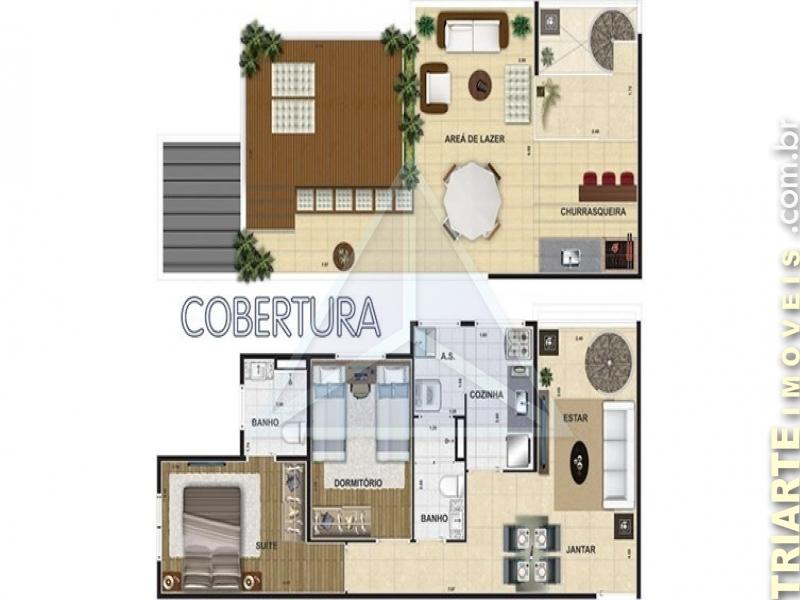 Apartamento à venda com 2 quartos, 51m² - Foto 7