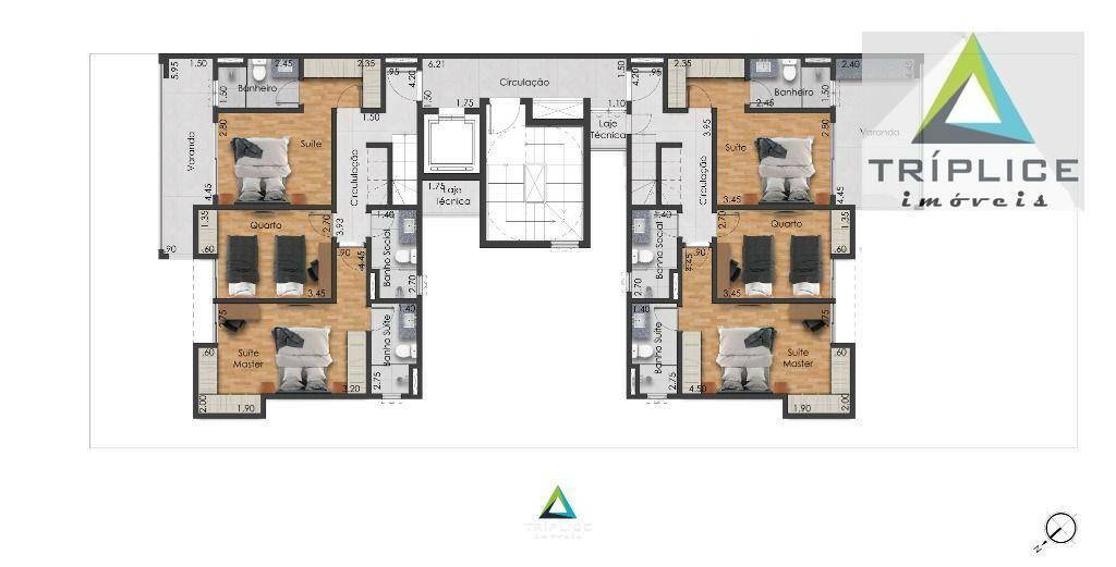 Cobertura à venda com 3 quartos, 175m² - Foto 21