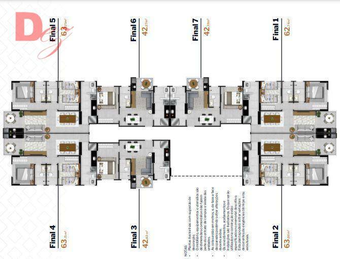 Apartamento à venda com 2 quartos, 62m² - Foto 18