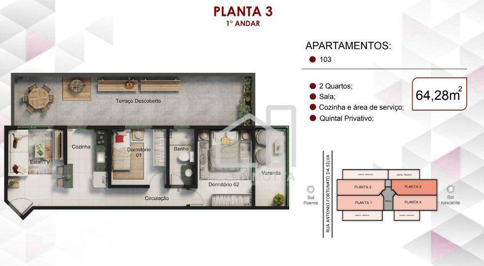 Apartamento à venda com 2 quartos, 47m² - Foto 10