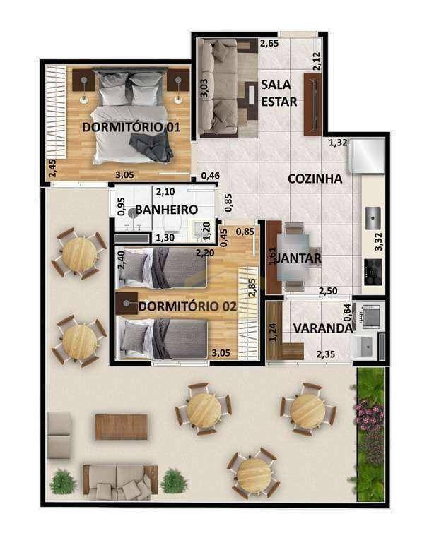 Apartamento à venda com 1 quarto, 28m² - Foto 19